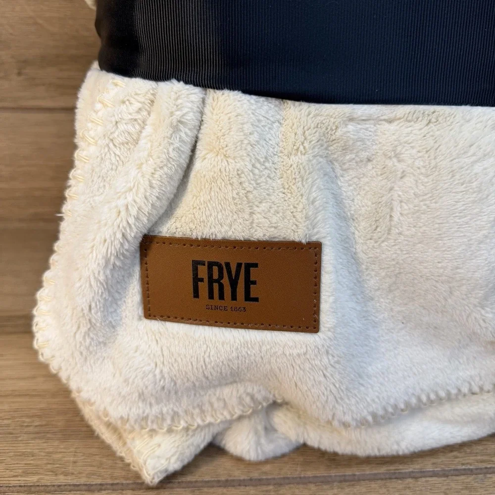 Frye Silky Soft Cream Blanket Twin 66